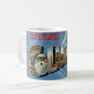 Retro Columbus Ohio Gruß-Tasse Kaffeetasse