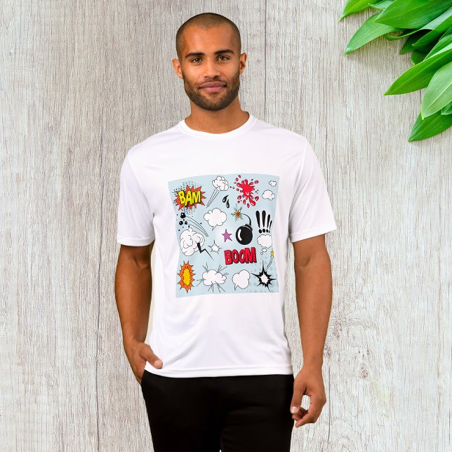 Retro Comic Explosion Pop Art T-Shirt (Von Creator hochgeladen)