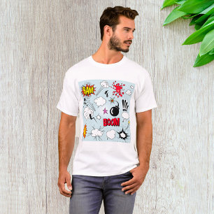 Retro-Comic-Explosion Pop-Art T-Shirt
