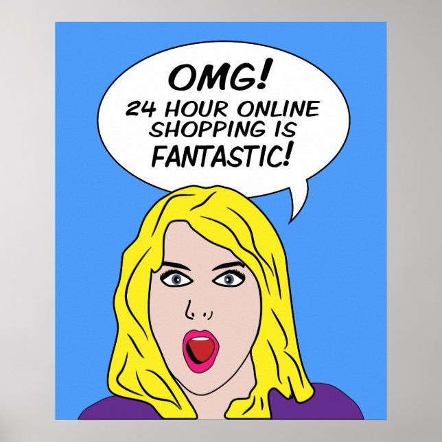 ReTRO-COMIC-Plakat Poster (Vorne)