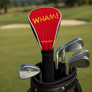 Retro-Comic-Pop-Art-Name nach Maß Golf Headcover
