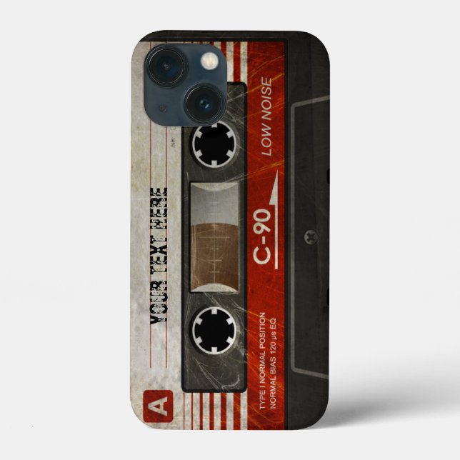 Retro-Compact-Audiokassette | DJ Best Gifts Case-Mate iPhone Hülle (Rückseite)