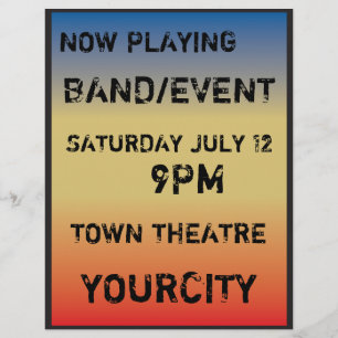 Retro Concept Poster Style Flyer