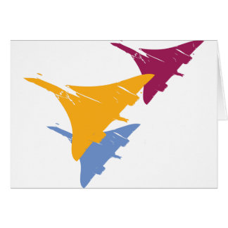 Retro Concorde-Jet-Flugzeug-Luftfahrt-Flug-Entwurf