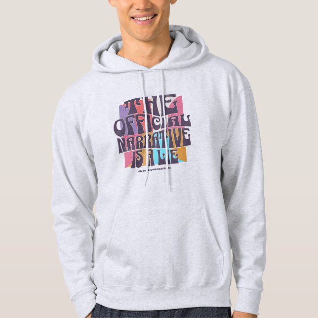 Retro Conspiracy Theory Hoodie (Vorderseite)