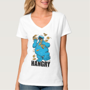 Retro Cookie Monster   Hangry T-Shirt