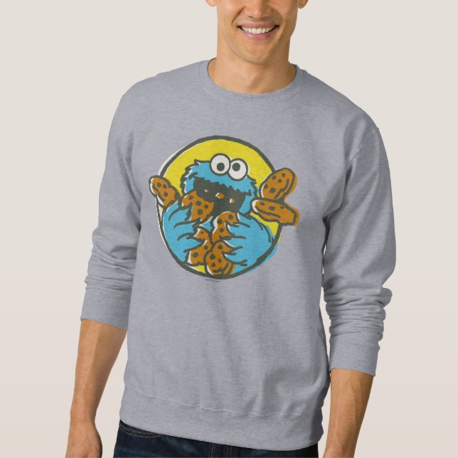Retro Cookie Monster Sweatshirt (Vorderseite)