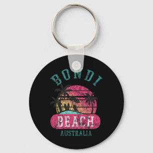 Retro Cool Bondi Beach Australien Strände Not Schlüsselanhänger