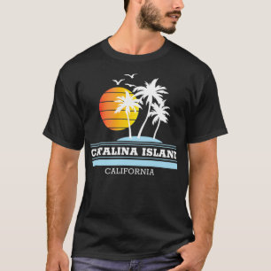 Retro Cool Catalina Insel California Palme So T-Shirt