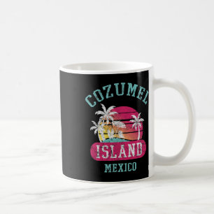 Retro Cool Cozumel Mexiko Strände gestört Graph Kaffeetasse