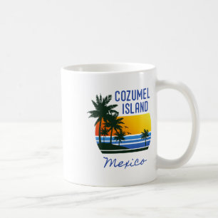 Retro Cool Cozumel Original Mexiko Strände Frauen Kaffeetasse