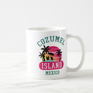 Retro Cool Cozumel Original Mexiko Strände Sunset Kaffeetasse