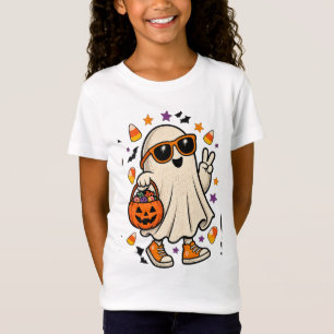 Retro Cool Geist mit Sonnenbrille Streich T-Shirt