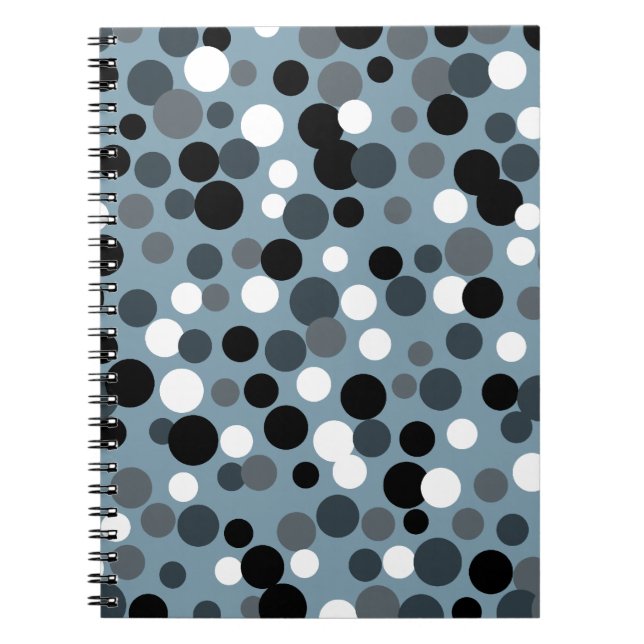 Retro Cool Gray Office School Notebook Geschenk Notizblock (Vorderseite)