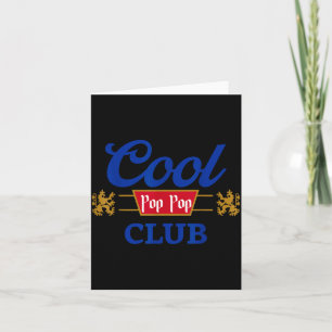 Retro Cool P P Club Familienpassende Matching zum  Karte