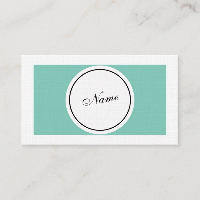 Retro-Cool Visitenkarte (Vorderseite)