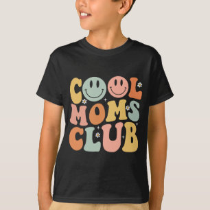 Retro Coole Mamas Club Mama Smile Happy Face Mütte T-Shirt