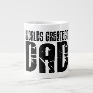 Retro Coolen Vater: Der größte Vater der Welt Jumbo-Tasse
