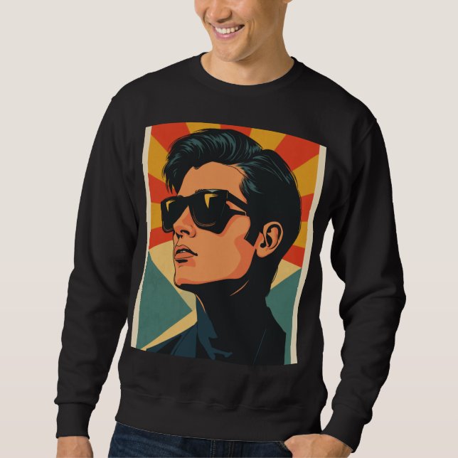 Retro Cooler Typ Sweatshirt (Vorderseite)