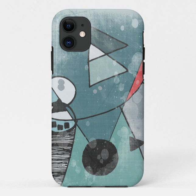 Rétro coque iphone de conception d'âge d'espace de (Dos)