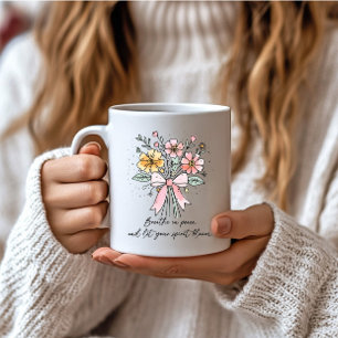 Retro Coquette Floral mit Angebot Kaffeetasse