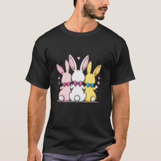 Retro Coquette Oaster Bunny Bow Niedlich Coquette T-Shirt