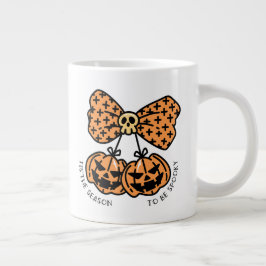 Retro Coquette Pumpkins Spooky Jahreszeit Jumbo-Tasse