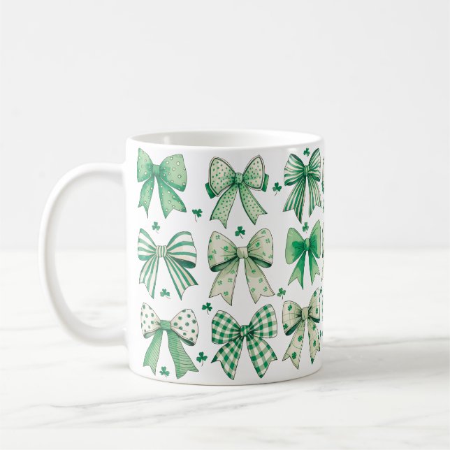 Retro Coquette St Patrick's Day - C004 Kaffeetasse (Links)