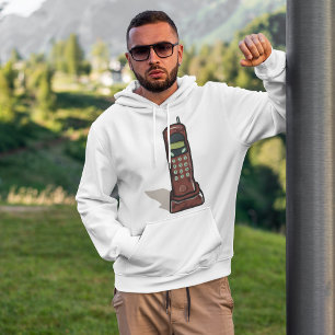 Retro Cordless Phone Vintag 90er Hoodie