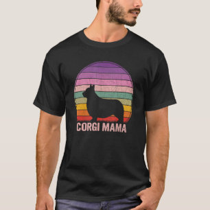 Retro Corgi-Mama-Grafik Corgi T-Shirt