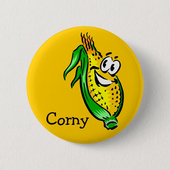 Retro Corny Typ Button (Vorderseite)