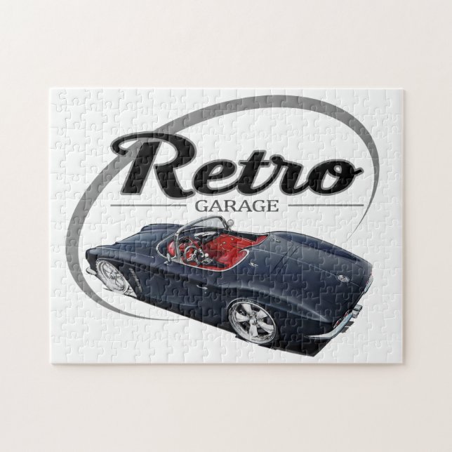 Retro Corvette (Horizontal)