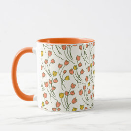 Retro Cottage Sketchy Tulips | Fresh Meadow Tasse