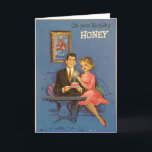 RETRO COUPLE BIRTHDAY CARD FOR HUSBAND FEIERTAGSKARTE<br><div class="desc">RETRO BIRTHDAY CARD FÜR HUSBAND.</div>