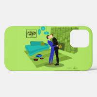 Retro Couple Gay dans Love iPhone / coque ipad