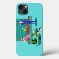 Retro Couple mit Dog iPhone 6 Fall