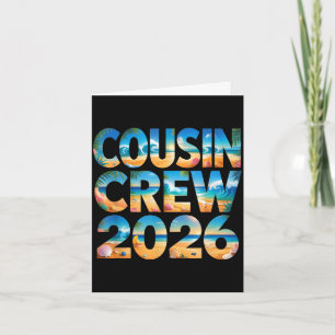 Retro-Cousin-Crew 2026 Camping-Familienurlaub Karte