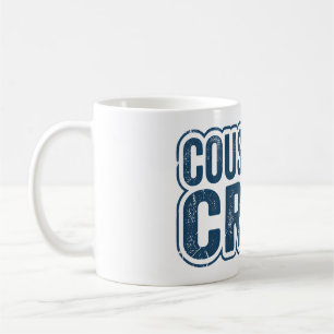 Retro Cousin Crew passende Familientreffen-Geschen Kaffeetasse