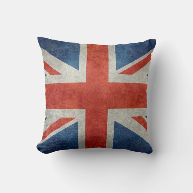 Rétro coussin de style de drapeau britannique (Recto)