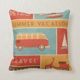 Rétro coussin de voyage de vacances d'été de KRW