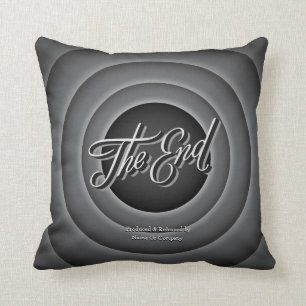 Rétro coussin d'écran de fin de film