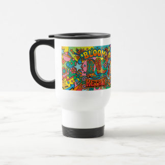 Retro-Cowboy, Pop-Art Reisebecher