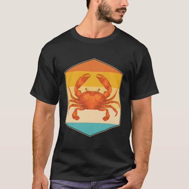 Retro Crab T-Shirt (Vorderseite)