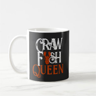 Retro Crawfish Queen Seafood Kaffeetasse