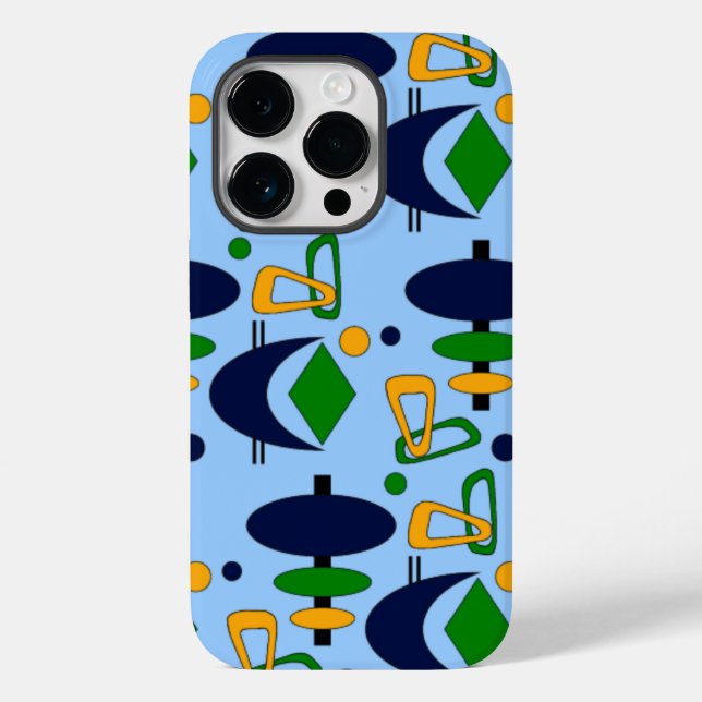 Retro-Crescent Totem-Formen Case-Mate iPhone Hülle (Rückseite)