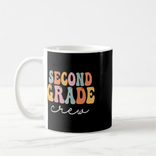 Retro-Crew der zweiten Klasse, groovy, vintage, er Kaffeetasse