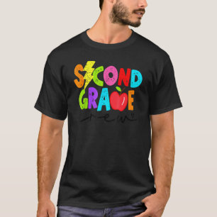 Retro Crew zweiten Grades, leicht Bolzen, zweiter T-Shirt