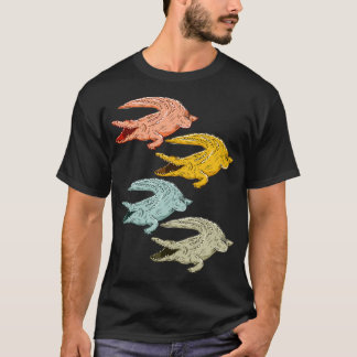 Retro Crocodile 1 T-Shirt