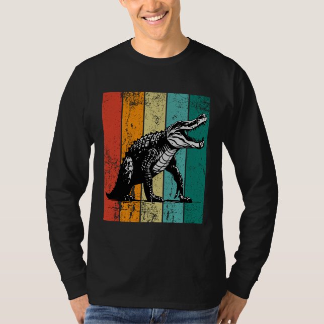 Retro Crocodile T-Shirt (Vorderseite)