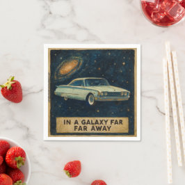 Retro Cruiser in Deep Space  Serviette